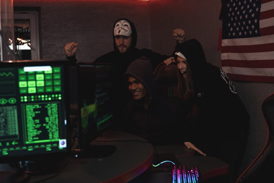 Security analyst reviewing alerts and logs on monitors for a managed WordPress protection service