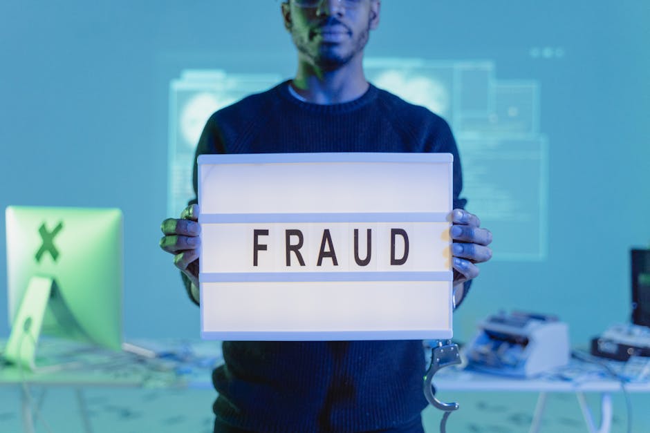 Worker analyzing suspicious website alerts after restoring backups from a hack